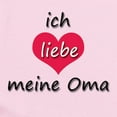 thumbnail image 2 of CafePress - Ich Liebe Meine Oma I Love My Grandma In German In - Baby Light Bodysuit, Size Newborn - 24 Months, 2 of 4