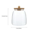 thumbnail image 2 of 1Pc Pot de Stockage Transparent Pratique Récipient de Stockage Scellé Pot de Stockage Vide, 2 of 8