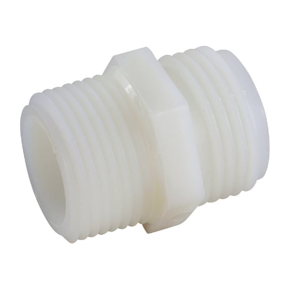 Anderson Metals 3/4 In. Hose x 1/2 In. MIP Nylon Hose Adapter Pack of 5