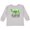 AC-Heather Grey, variant on Yellowstone National Park Mountains and Bear Shape Boys or Girls Long Sleeve Toddler T-Shirt