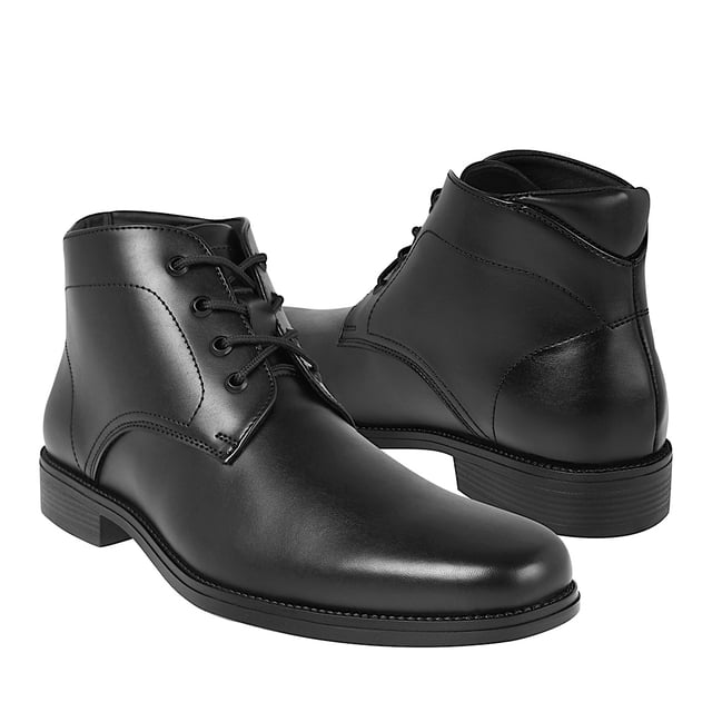 BOTINES STYLO HOMBRE 8169 SIMIPIEL NEGRO