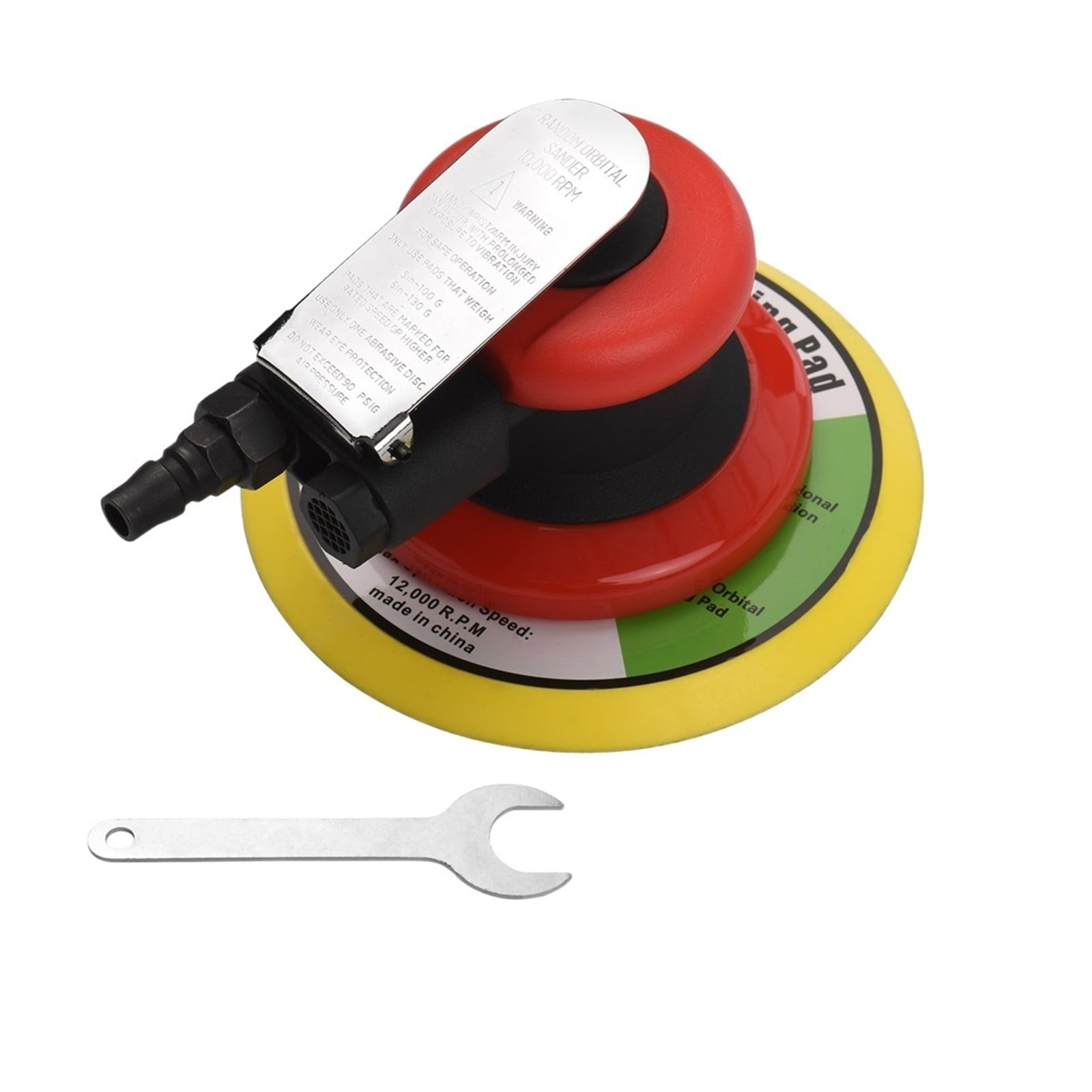 6 Inch Pneumatic Air Sander Polisher Tool Polishing Random Orbital Sander Machine Grinder For Car Paint Care Rust Removal Tools