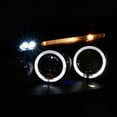 thumbnail image 4 of SMD LED Halo Projector Headlight In Black Housing Clear Lens Made For And Compatible With 2006 - 2010 Volkswagen VW Golf Rabbit GTI Jetta 06 07 08 09 10, 4 of 7
