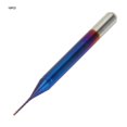 thumbnail image 5 of 10pcs Carbide Countersink Cone, Tungsten Blue Coated Countersink Drill Bits End Mills (0.6mm), 5 of 5