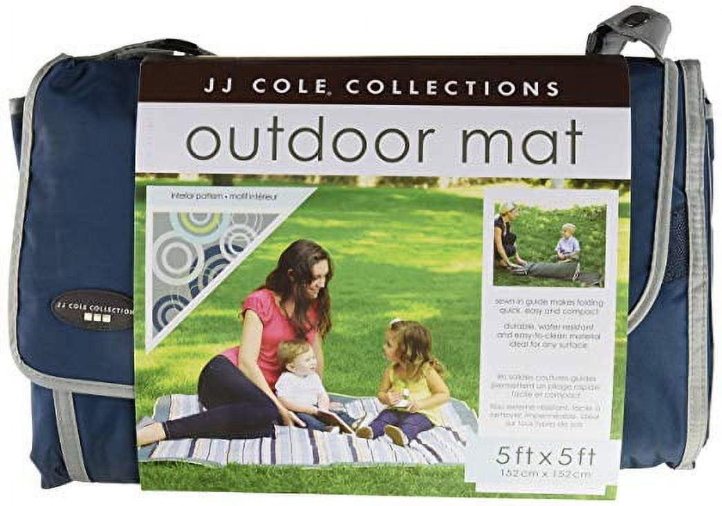 JJ Cole All Purpose Outdoor Baby Blanket Lightweight And Water Resistant 7 X 5 Stone Arbor