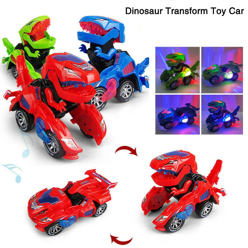 Ltteaoy Deformation Dinosaur Car 3-7 Years Old Boys Girls Automatic Dinosaur 