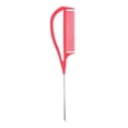 thumbnail image 1 of Peluquero Barbero Metal Pin Tail Peine para Estilizar Peluquería Rosado Zulema Peine de peinado, 1 of 8