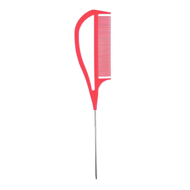 Peluquero Barbero Metal Pin Tail Peine para Estilizar Peluquería Rosado Zulema Peine de peinado