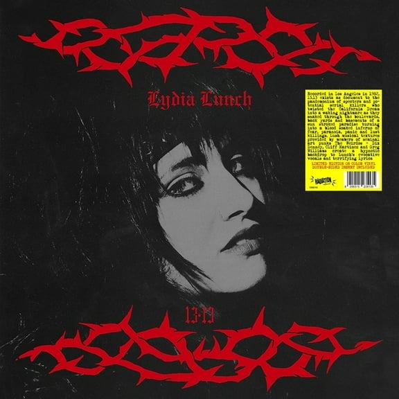 Lydia Lunch - 13.13 - Red Colored Vinyl - Music & Performance
