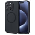 thumbnail image 1 of Funda ESR para iPhone 15 Pro Max con silicona negra MagSafe, 1 of 8