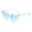 Light Blue, variant on DFEK Fashionable Heart Shaped for Women and Girls Fashionable Cat Eye Frame Design Red