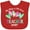 Red, variant on Inktastic My Mom is the Best Teacher Ever Boys or Girls Baby Bib