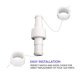 thumbnail image 4 of Cleaner Piscina 3 Pozos Girador Giratorio D20 Y Nueces Manguera D15 Compatible Con 280 3900, 4 of 5