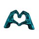 thumbnail image 3 of Escultura de mano de corazón Strade Fareast Limited Resina, 3 of 5