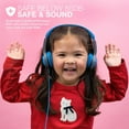 thumbnail image 4 of JLab JBuddies Folding Gen 2 Wired Headphones - Blue & Gray, 4 of 6