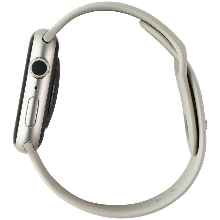 Refurbished Apple Watch Series 7 GPS, 45mm Starlight Aluminum Case with  Starlight Sport Band - Education - Apple