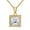 Yellow Gold, variant on Rebecca 18k Yellow Gold Plated Necklace with Simulated Diamond Crystals Gift for Women