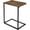 Black, variant on VASAGLE C-Shaped End Table for Sofa and Bed, 21.7 Inch for Living Room, Industrial Style, Rustic Brown and Black