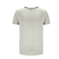 thumbnail image 5 of New Summer Shirts for Mens 2025 Oversize Fashion Solid Color Casual Sports Running Raglan-Sleeves Short Sleeve Round-Neck, 5 of 6