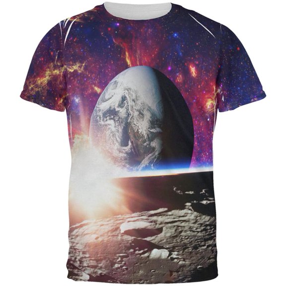 Explore The Infinity Of Space All Over Mens T Shirt Multi LG