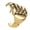 Gold, variant on Edgy Skeleton Hand Spine Bone Ear Cuff Alloy Body Jewelry Accessory Perfect For Concerts And Parties