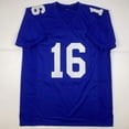 thumbnail image 4 of Autographed/Signed Frank Gifford HOF 77 New York Blue Football Jersey JSA COA, 4 of 4