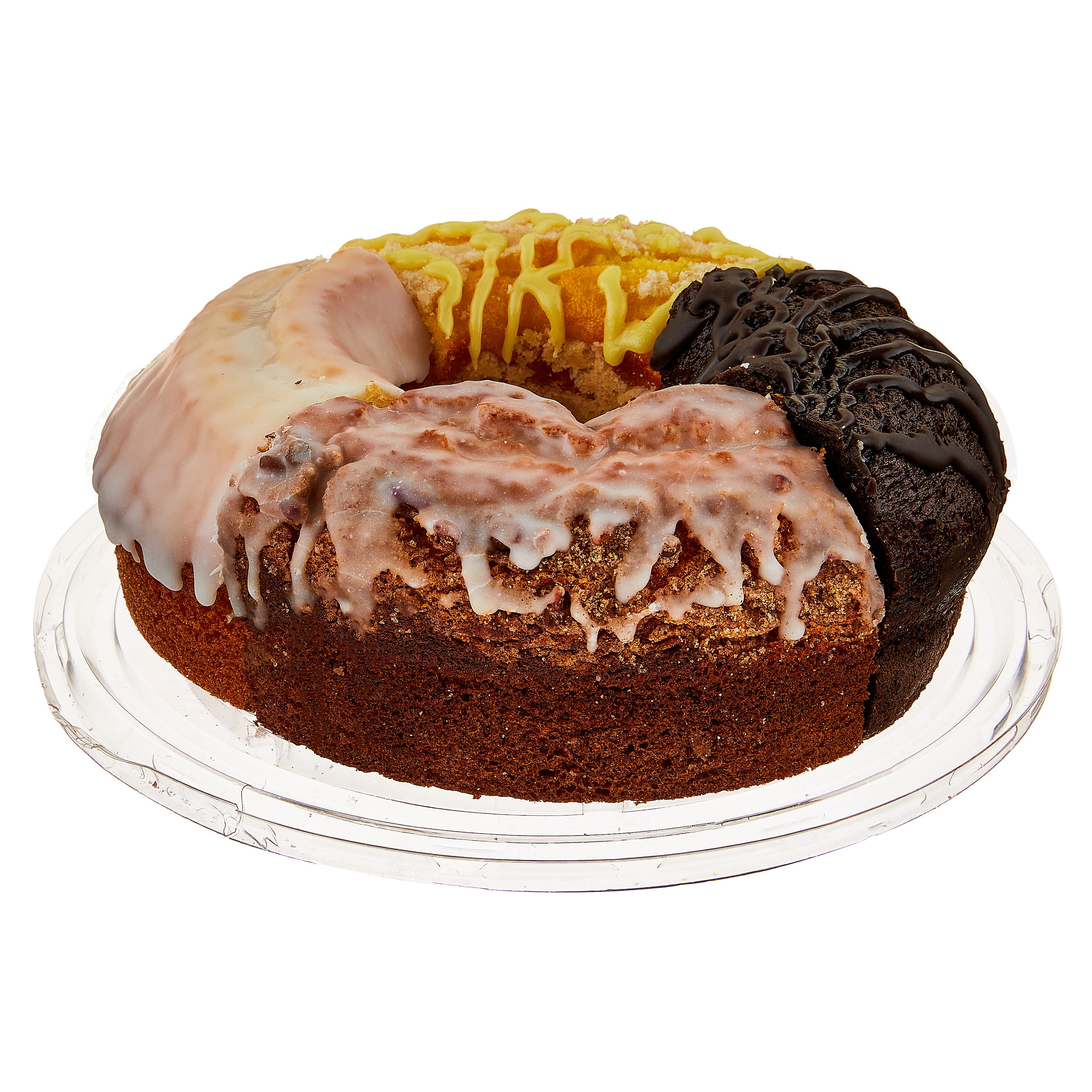 Marketside Variety Creme Cake (Vanilla, Meyer Lemon, Sock It to Me and Chocolate Fudge), 27 oz