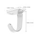 thumbnail image 2 of unbranded 10Ud Gancho Metálico De Con Tornillo Para Uso En Pared Y Plata, 2 of 8