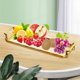 thumbnail image 4 of Bandeja de Servicio Multifunción con Asas Recubrimiento de Superficie Rectángulo Bandeja de Tocador Bandeja Decorativa para Cocina Sala de Estar Dormi 32x10cm Baoblaze tay portátil para servir, 4 of 8