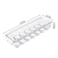 thumbnail image 4 of 2X Soporte para Huevos de PláStico Transparente - Soporte para Bandejas para 14 Huevos - Organizador para Refrigerador con Tapa Gratis, Contenedor de Almacenamiento, 4 of 5