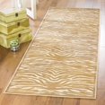 thumbnail image 2 of SAFAVIEH Martha Stewart Lisa Tiger Stripes Area Rug, Taupe/Cream, 8' x 10', 2 of 6