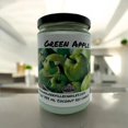thumbnail image 3 of Green Apple Vegan Coconut Soy 12 oz/ 355 ml Candle Hand-poured, Eco-friendly, Clean Burning, Fruity Wood Wick, 3 of 5