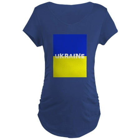 

CafePress - Ukraine Maternity T Shirt - Maternity Dark T-Shirt