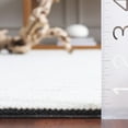 thumbnail image 4 of SAFAVIEH Casablanca Gloria Distressed Area Rug, Ivory/Black, 8' x 10', 4 of 7