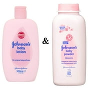 Johnsons Baby 300 Ml Baby Lotion & Johnson'S174; Baby Powder Blossoms 3.3 Oz/100G