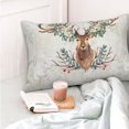 thumbnail image 6 of Disketp Pillow Covers Classy Deer Pattern Throw Pillow Case Cushion Covers,Cushion For Bedroom,Couch,Home-14"X20", 6 of 9