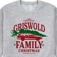 thumbnail image 3 of Men's National Lampoon's Christmas Vacation Family Christmas Fleece Sweatshirt Color: Gray Size: S, 3 of 5