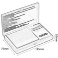 thumbnail image 5 of Mini Jewelry Scale Electronic Scale 1000g x 0.1g Balance Scale Pocket Kitchen Household Electronic Electronic Scale, 5 of 5