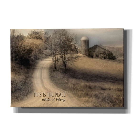 Epic Graffiti 'Place Where I Belong' by Lori Deiter, Canvas Wall Art, 26"x18"