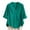 Green, variant on Summer Akafmk 3/4 Sleeve Shirts for Women,Summer Womens Cotton Linen Top,V Neck Half Sleeve Loose Solid Color T Shirt Tunic Summer Shirt Blouse