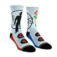 thumbnail image 3 of MERGE4 Devo Science Boy Large Crew Socks for Men and Women Gray Black Legendary Band Padded Sole Arch Support Breathable, 3 of 6