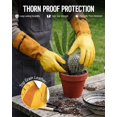 thumbnail image 3 of Guantes de jardinería WORKPRO de cuero largo resistentes a espinas, 3 of 9