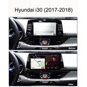 Torovo Android 10 Double Din Car Stereo Fit Hyundai i30 (2017-2018) Head Unit - [2G+32G] - FREE Rear Camera - Support DAB/Steering Wheel/Bluetooth5.0/WiFi/Android Auto/4G/Carplay - 9 Inch 2.5D Screen