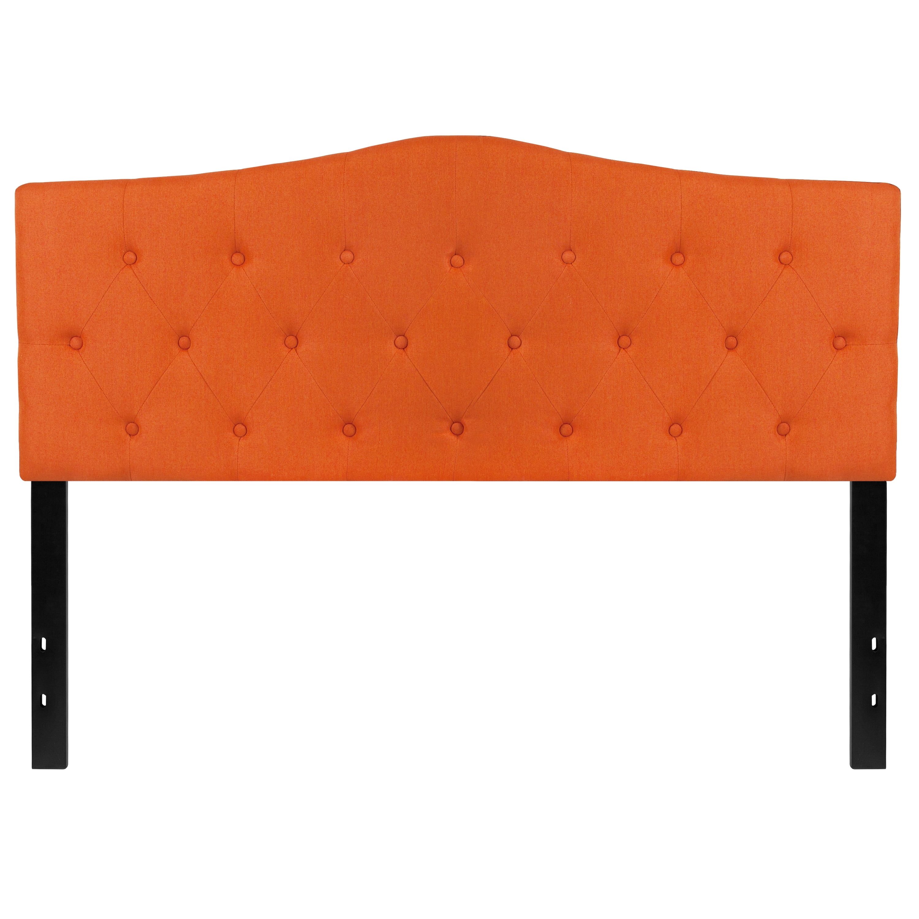 Flash Furniture Cambridge Tufted Upholstered Headboard, Queen, Orange