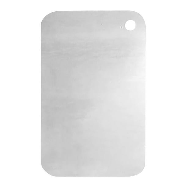 Precio reducido por tiempo limitado!Tabla de cortar de acero inoxidable de Alemania, tabla de cortar antibacterias de doble cara, tabla de cortar gruesa para el hogar, placa de caja