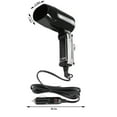 thumbnail image 4 of Portable 12V Car Hair Dryer, Foldable Handheld Blow Dryer with Dual Speed, Low-Noise Car Window Defroster for RV Travel, Outdoor Swimming and Road Trips, 4 of 9