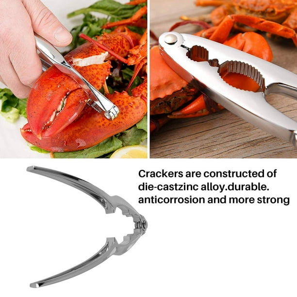 12 Piece Seafood Tool Kit Stainless Steel Crab Leg Cracker and Forks