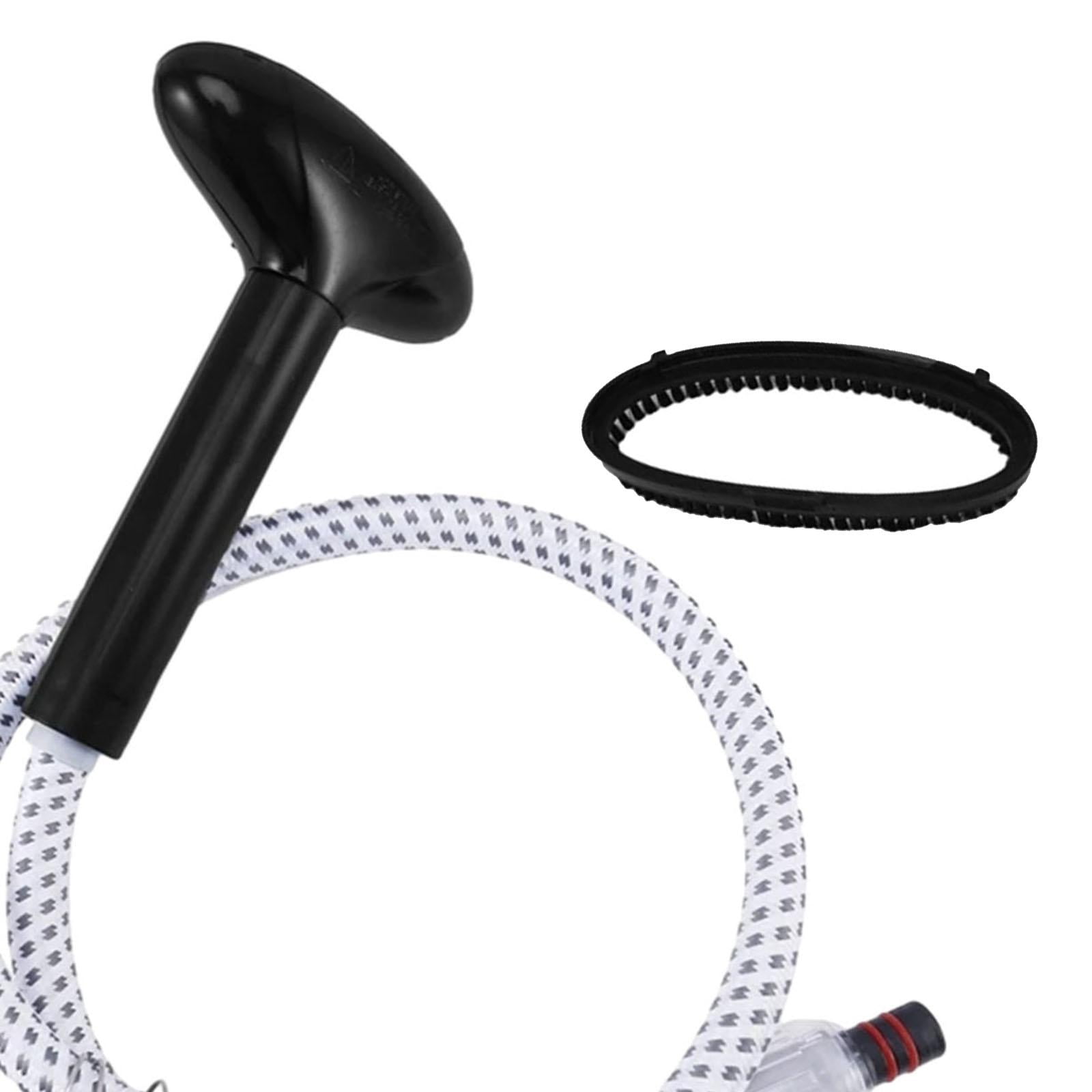 TISHITA Garment Steam Ironing Machine Guide Hose with Brush Spray Parts Ironing Head Universal Steam Ironing Tool Long Steam Nozzle