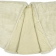 thumbnail image 4 of Northlight Premium-Sized Faux Fur Christmas Tree Skirt - 72" - Cream, 4 of 6