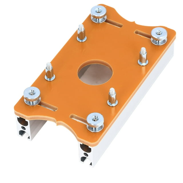 High-Precision Aluminum Alloy Router Table Insert Plate for 65mm Bits, Compatible with Wood Boards up to 5cm Thickness, Enhanced Stability & Easy Setup for Woodworking Projects.